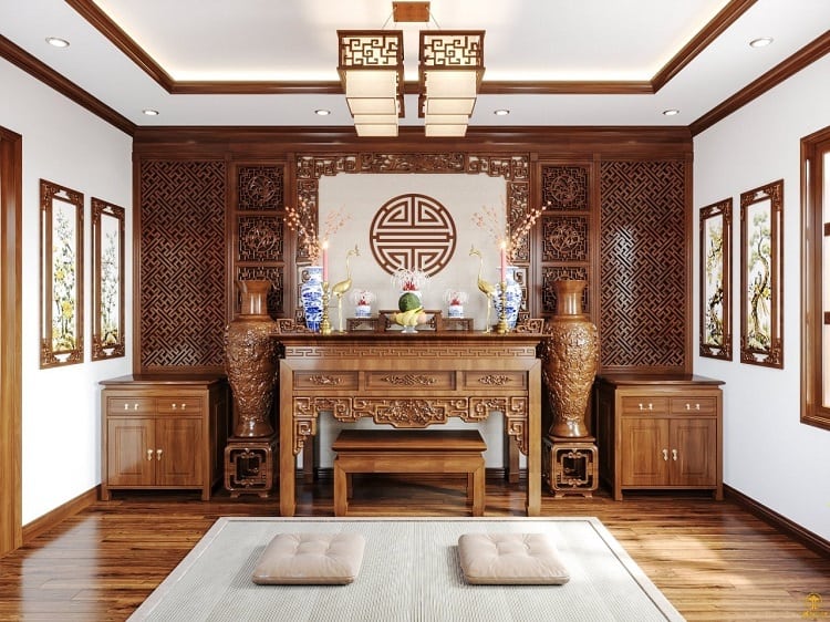 Nội thất phòng thờ