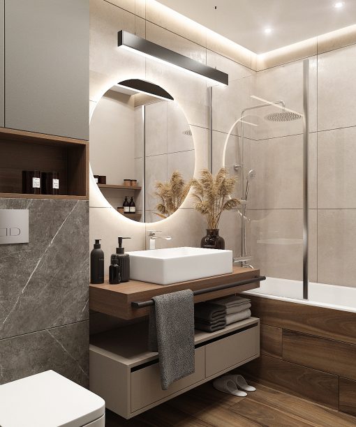 Nội thất phòng tắm nhỏ đẹp