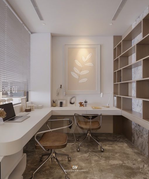 Phòng làm việc phong cách hiện đại